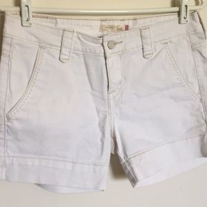 White Levi Strauss Shorts